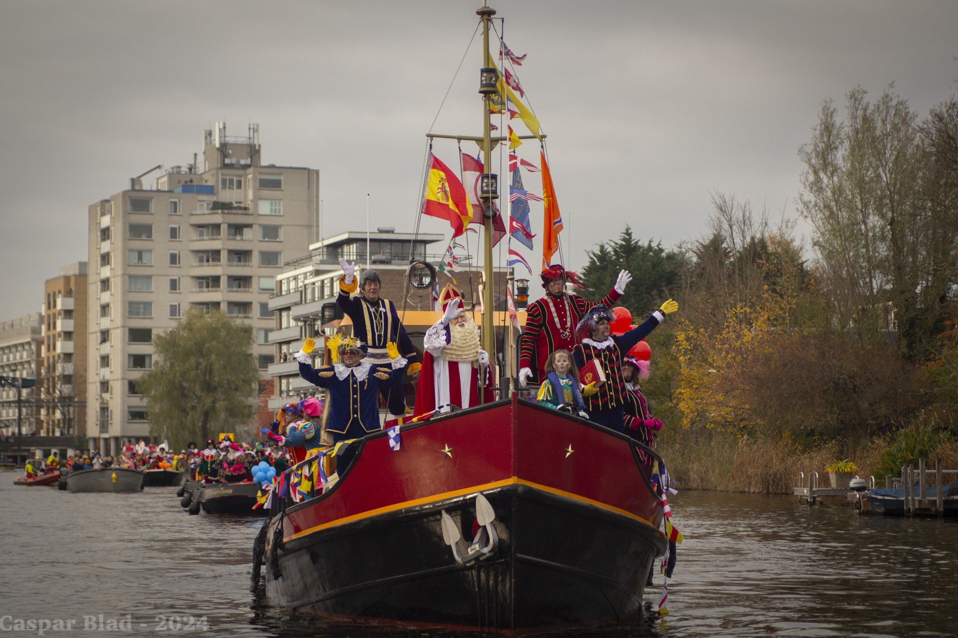 Intocht van Sinterklaas in Leiden 2026